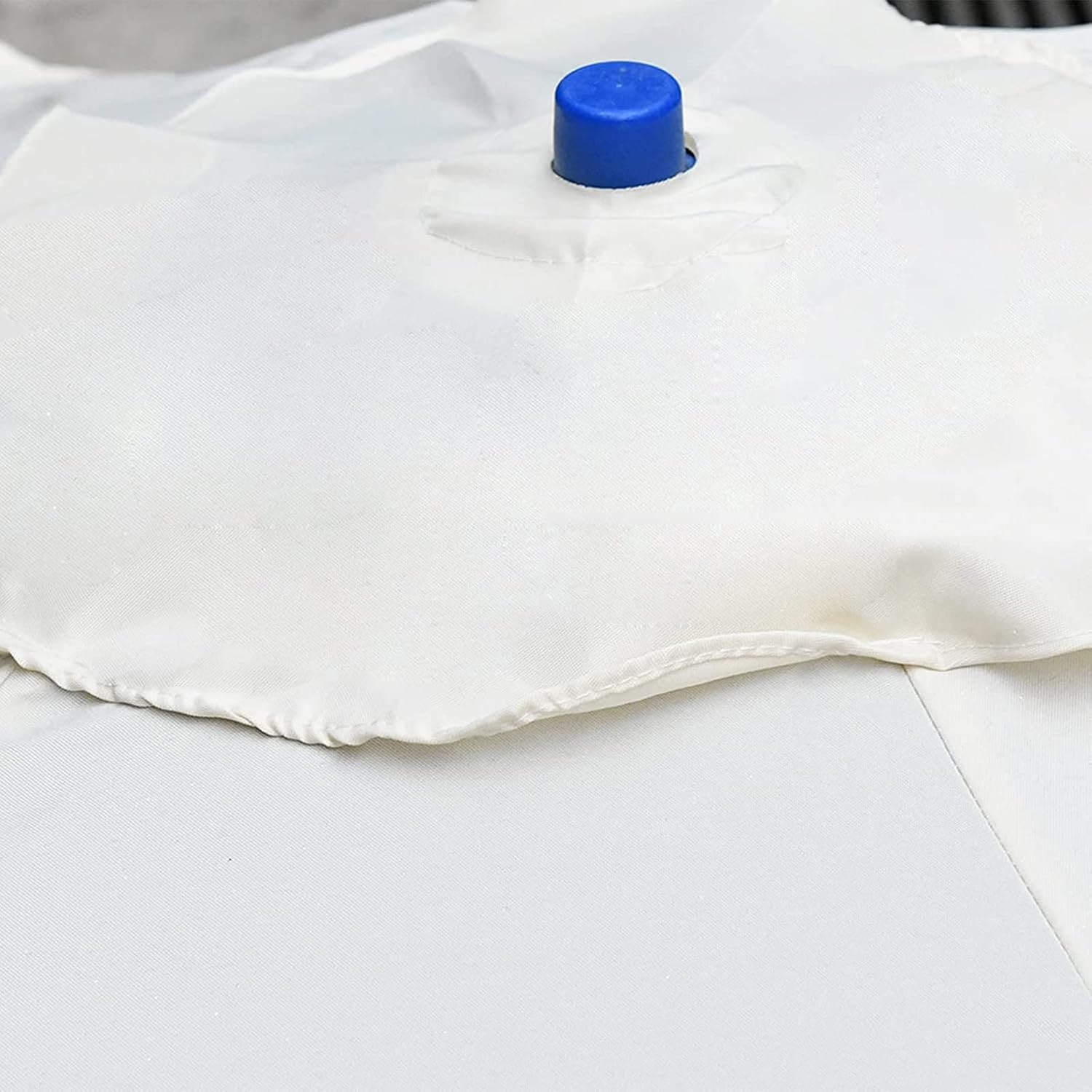 Sun Umbrella Replacement Cloth, 2.7M Garden Parasol Canopy Cover for Patio Sun Umbrella, Market Table Umbrella Replacement Canopy (Black)