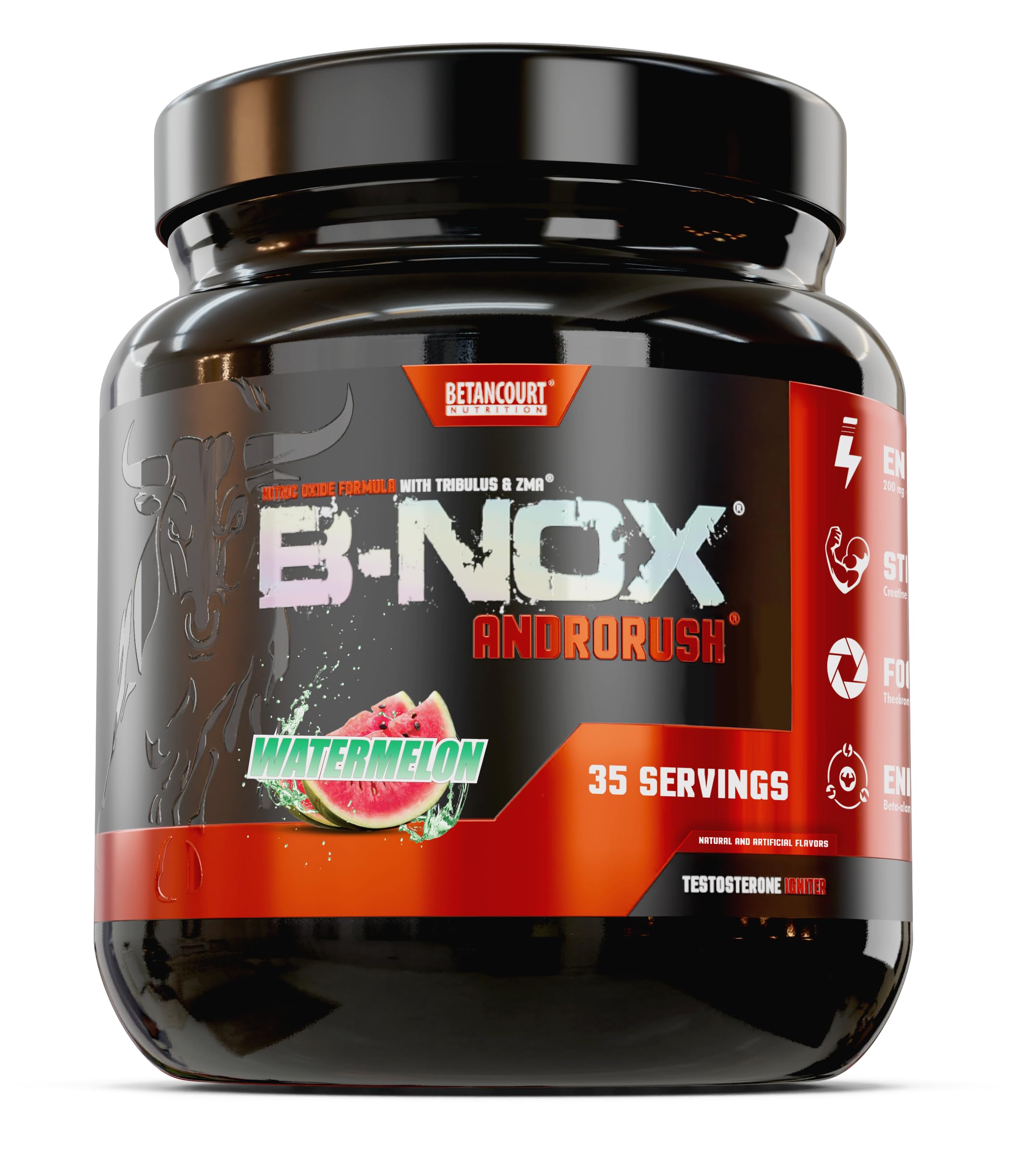 Betancourt Nutrition B-Nox Andorush Pre-Workout, Watermelon, 22.3 Ounce
