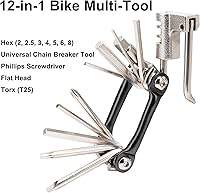 Vista 2 de Multiherramienta para Bicicletas de Carretera y Montaña - Herramienta de Cadena, Rompecadena, Multiherramienta para Bicicleta, Kit de Reparación