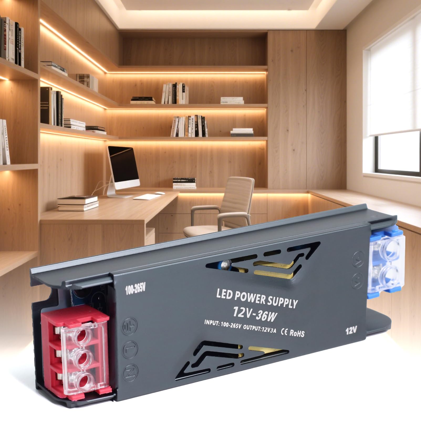SUCIKORIO 12V 36W Netzteil LED Trafo Transformator 230V auf