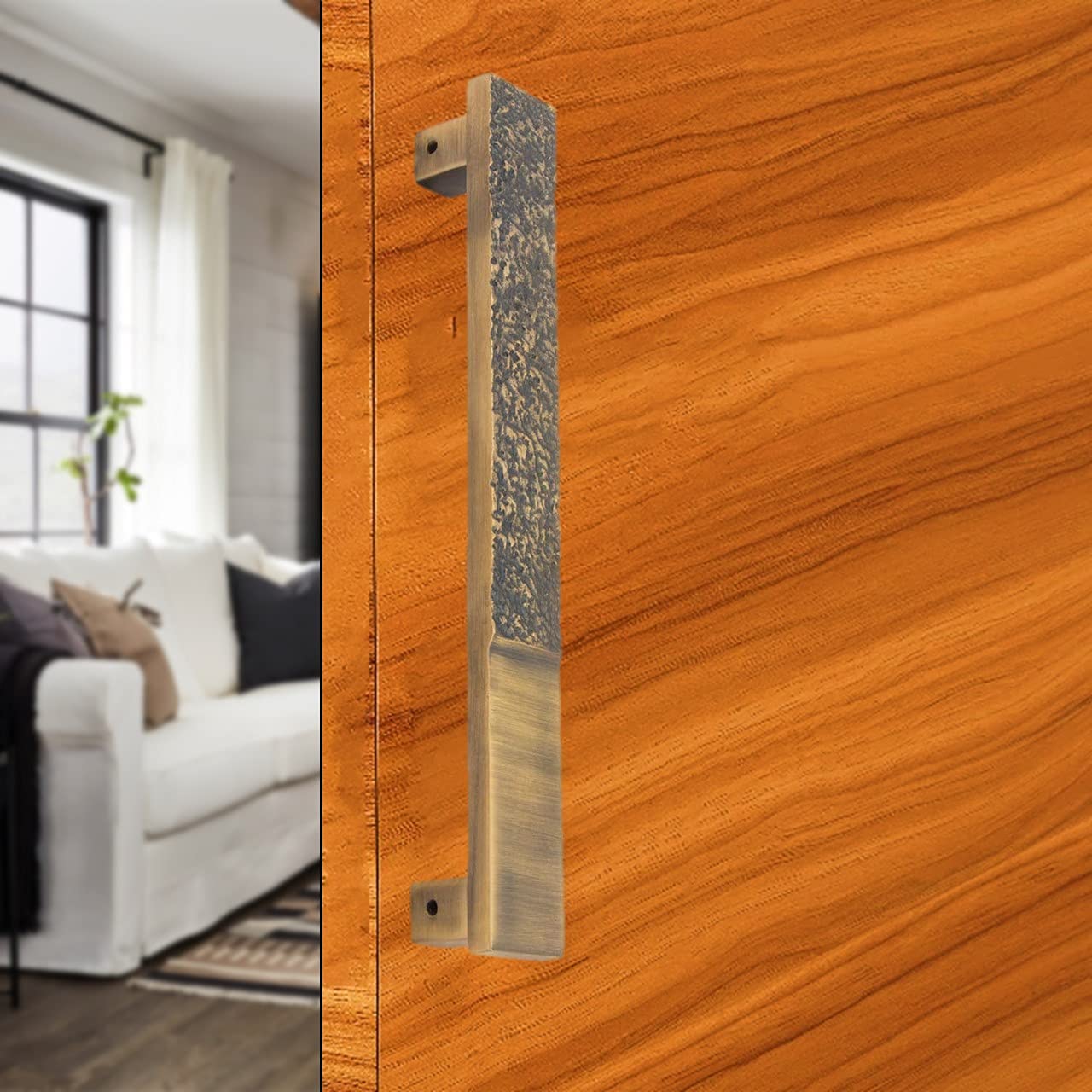 Silver Satin Aluminium Pull Handle - Cabinet & Door Hardware -7