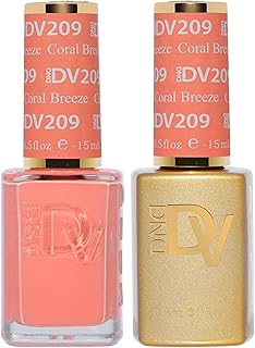 DND Diva Gel Polish Set, First Class Collection, UV/LED GelPolish and Air Dry Nail Lacquer, Matching Chip-Free Polish Duo, 0.5 Fl Oz Each
