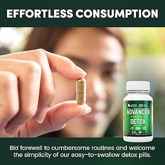 Advanced Detox Cleanse, Natural Detox & Cleanse with Milk Thistle, Licorice Powder, and More, Body Cleanse Detox for Women and Men, 42 Capsules