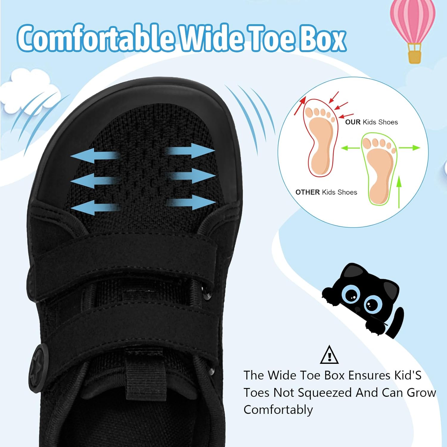 Barefoot Shoes for Toddlers Kids,Wide Toe Box Minimalist Sneakers Boys Girls Lightweight Breathable Walking Shoes AB Design