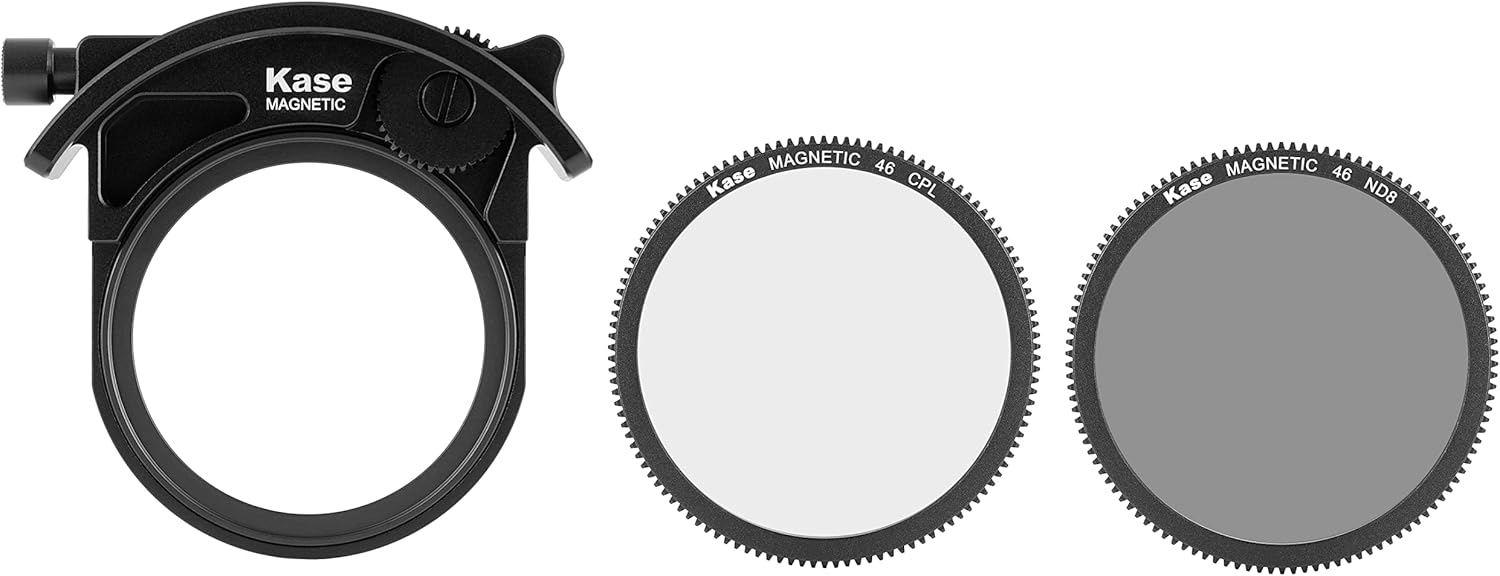 Kase Tele Drop in Slot Filter Kit Includes Magnetic Wolverine Holder, CPL & ND8 for Nikon Z 800mm f/6.3 VR S / 400mm f/2.8 TC VR S Lens