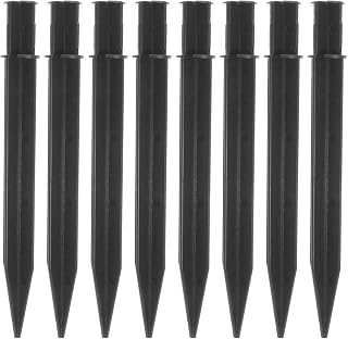 GANAZONO Accessories Solar Lamps 8pcs Solar Light Stakes Light Replacement Plastic Stakes Ground Solar Torch Light Spikes for Yard Patio Walkway Garden Landscape Lamps Street Light Solar Lantern