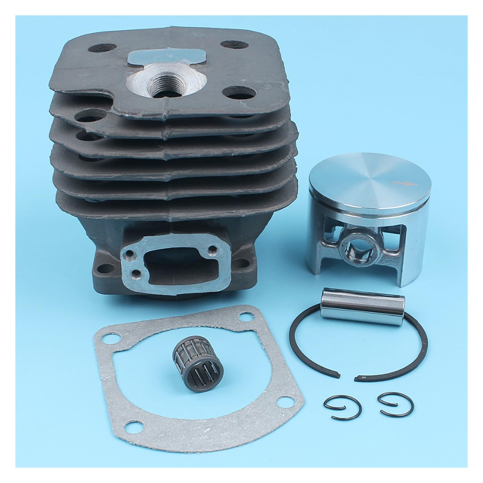 52mm Cylinder Piston Needle Bearing W/Gasket Kit for Husqvarna 268 272 272XP 61 272K Chainsaw #503 7581 72 for NIKASIL Plated