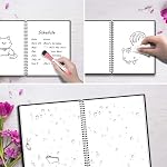 NEWYES Whiteboard Notebook Meeting Notebook Everlasting Dry Erase Board Letter Size
