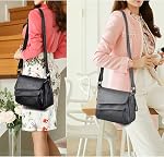 Crossbody Purses for Women PU Leather Hobo Shoulder Bags Travel Purses and Handbags Medium Pocketbooks
