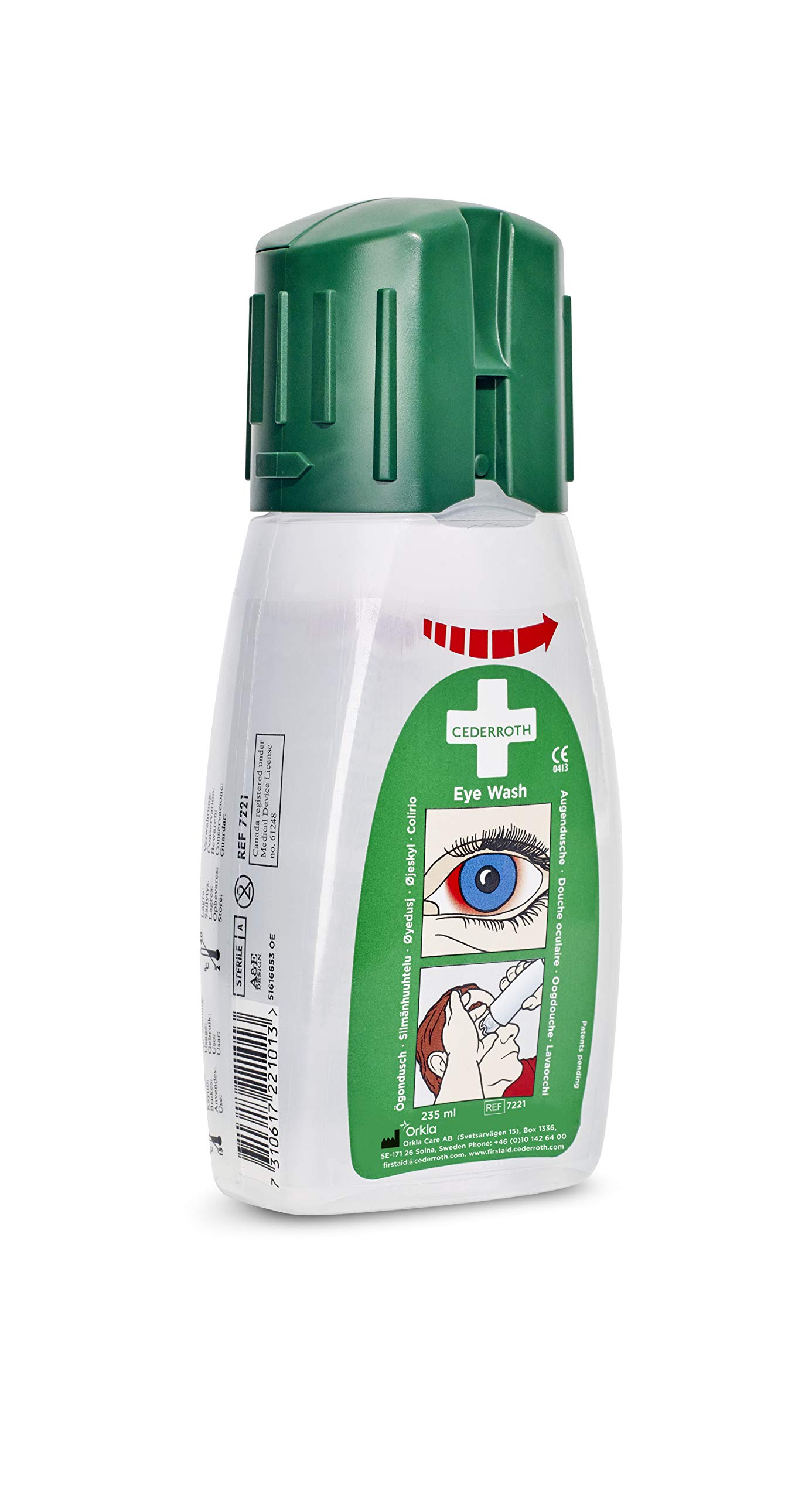 CEDERROTH Augendusche im Taschenformat 235ml