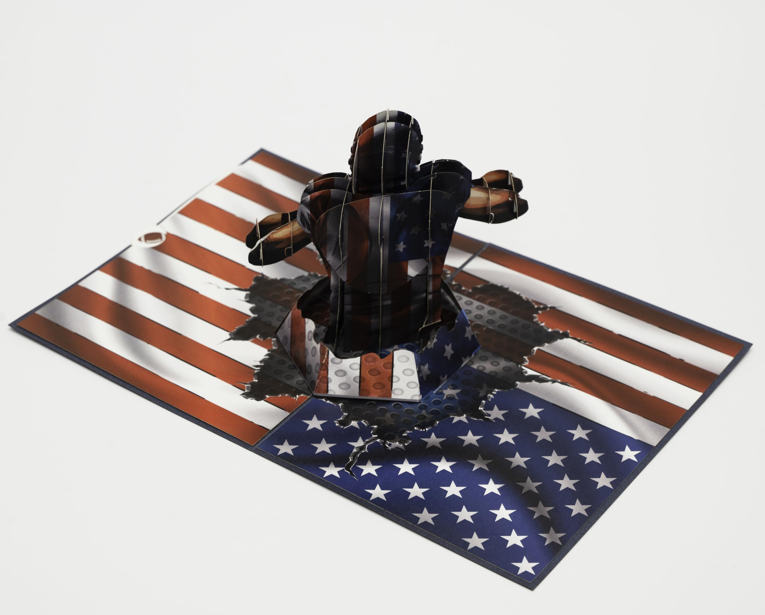 3D-Popup-Karte des American Football Spielers, Papierkunst & Handwerk, Grußkarte, Geburtstag, Jahrestag, Weihnachten, Vatertagskarte, handgefertigtes Geschenk für Ihn, Männer, Vater, Sohn,