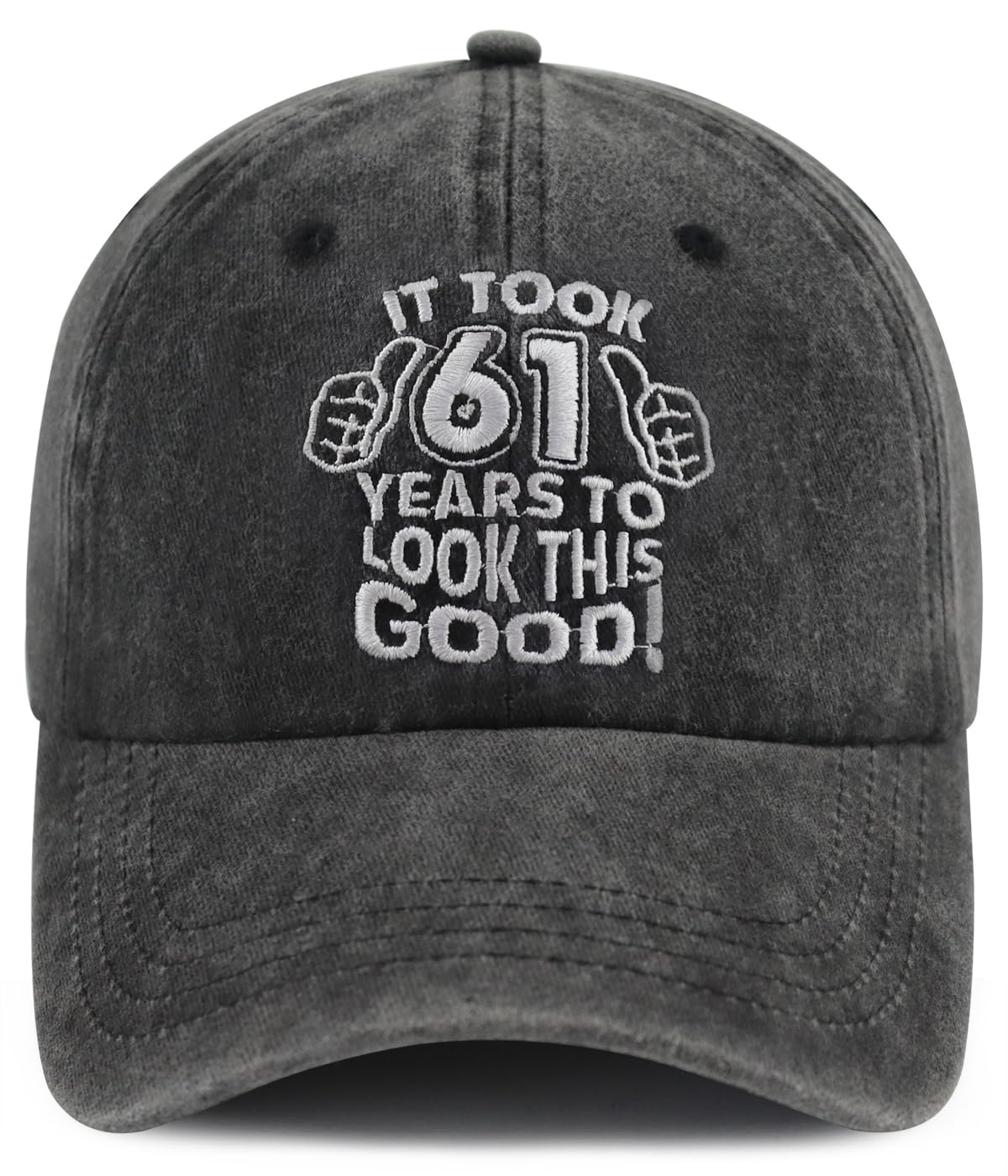 Splash Brothers Customized Funny Embroidered 61th 62th 63th 64th 65th 66th 67th 68th 69th Birthday Gifts Hat for Men Women