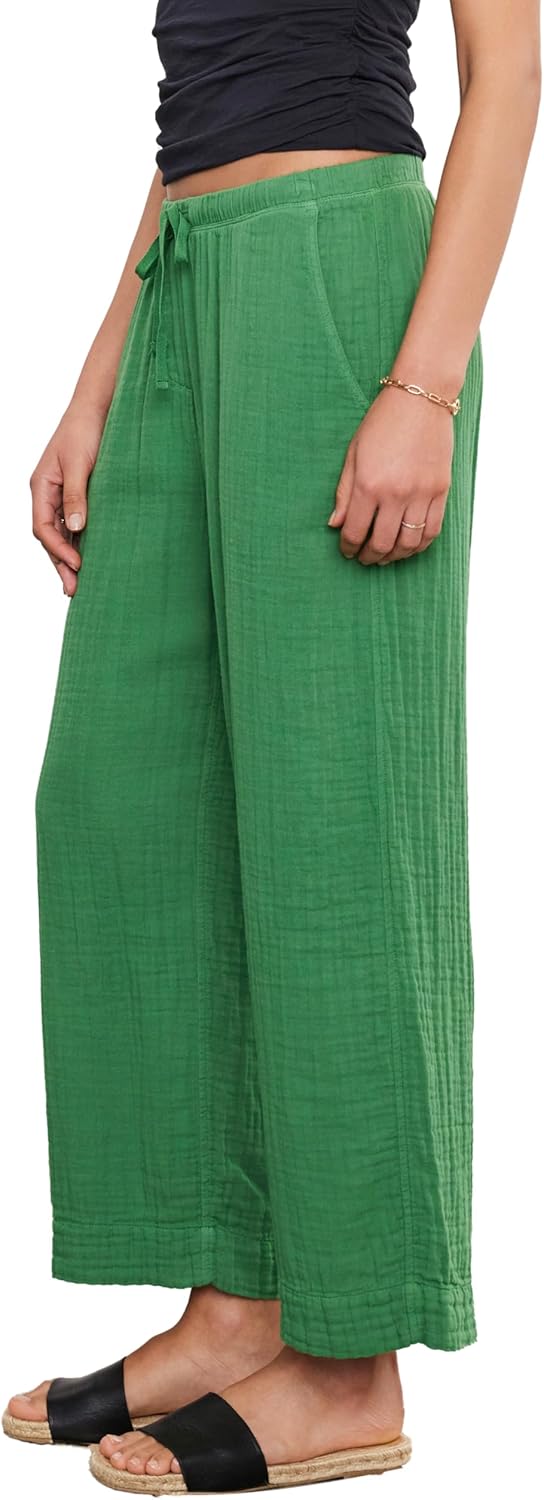 Velvet by Graham & Spencer Women's Franny Cotton Gauze Pant - Image 2