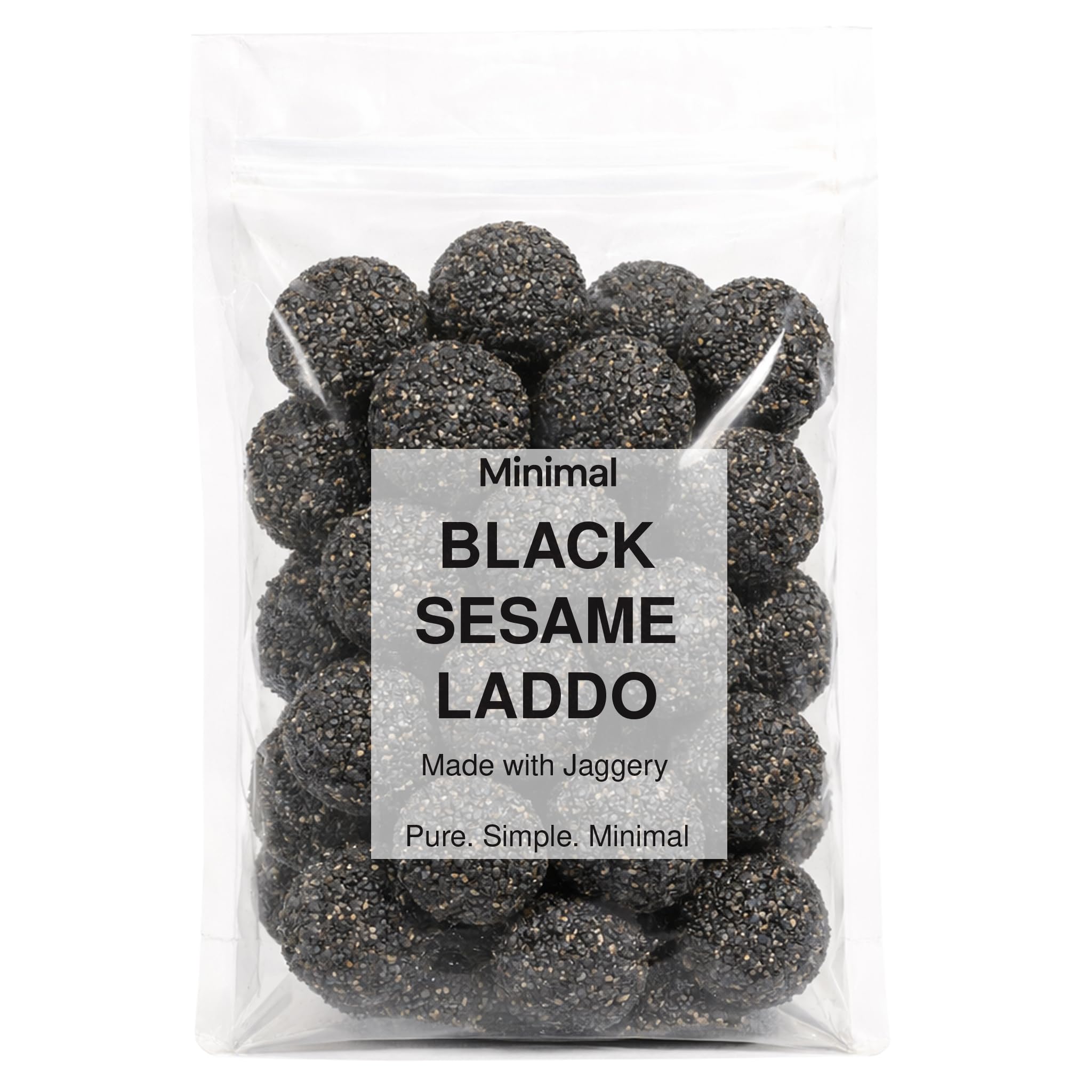 Minimal Black Sesame Seed Ladoos 250g | Til Gud Ladoo | Made With Pure Jaggery Only | No Refined Sugar | Traditional & Healthy Snacks-image-26