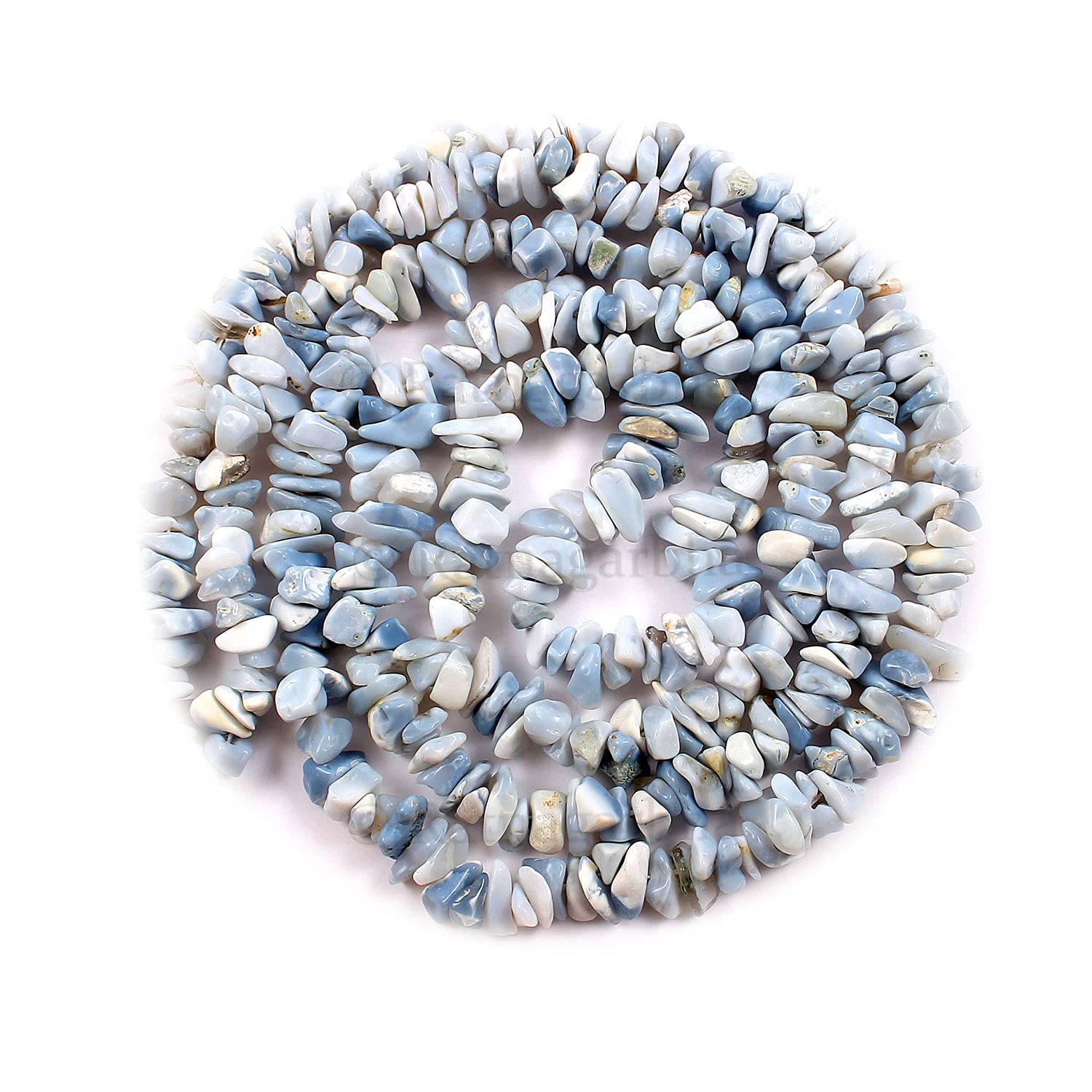 Blue Opal Chips Beads, Ombre Blue Opal, October Birthstone, Natural Opal, Blue Opal Chips, 34" Strand, Blue Opal Nuggets, Gemstone Chips, Gemstone Beads, Jewelry Making Supply