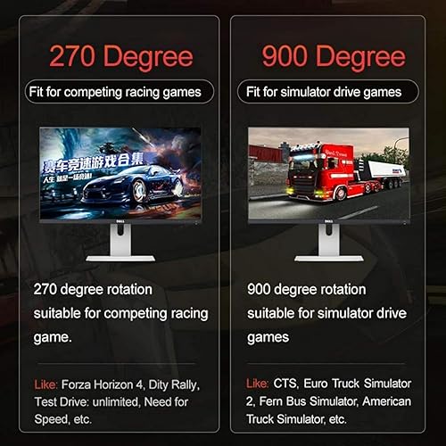 Miniatura 3 de PXN V900 Gaming Racing Wheel - Game Steering Wheel Driving Wheel, Used - Like New Volante PC 270900 degree Race Steering Wheel with Pedals for PS3,