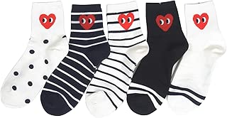 cdg heart socks