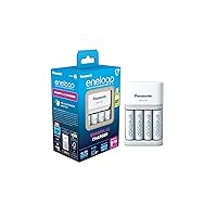Eneloop SmartPlus caricabatterie, per 1-4 batterie ricaricabili AA/AAA