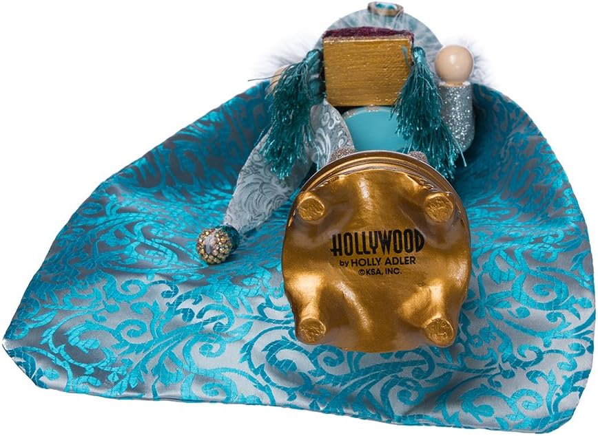 Hollywood Nutcrackers Kurt Adler Hollywood King Nutcracker, 18-Inch, Turquoise