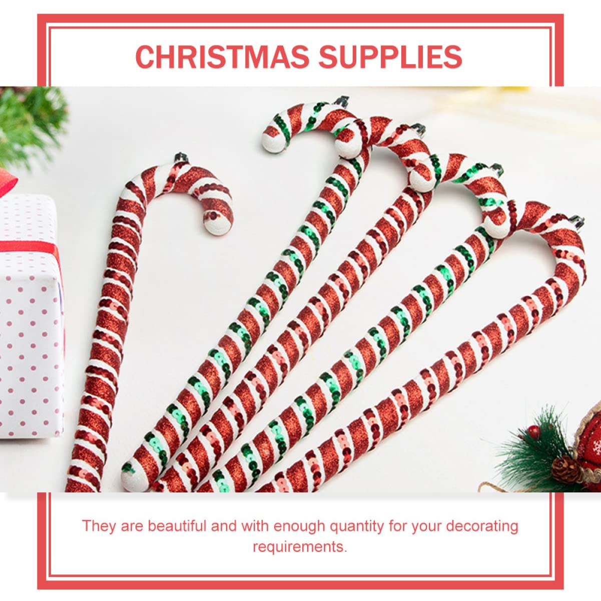 Zerodeko 2 Ensembles Pendentif Sapin De Noël Titulaires Guirlande Nains Flocon De Neige Sapin De Noel Noel Décors De Noël Pendentif De Béquille PVC Colorful 6 Pièces * 2
