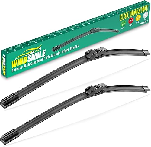 Vista 9 de Limpiaparabrisas para Chevrolet Silverado GMC Sierra OE 2014-2018, repuesto para todas las estaciones, bloqueo superior, 22 + 22 pulgadas