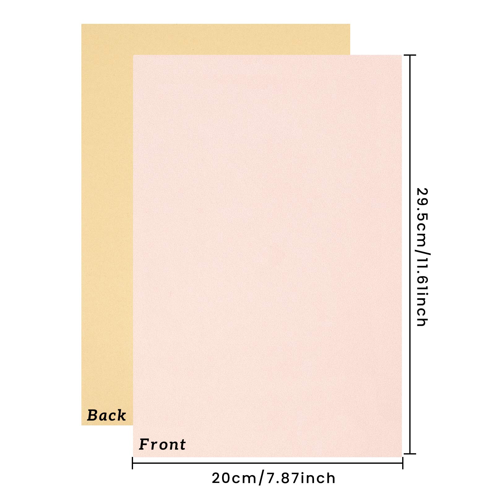 BENECREAT 20PCS Velvet Adhesive Back Sheet Jewelry Box Liner Fabric 8.3