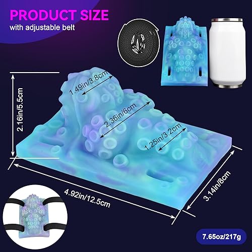 Miniatura 5 de Juguete sexual de pulpo, juguete sexual de tentáculo de pulpo, estimulador de clítoris con cinturón, masajeador anal de pezón de silicona suave