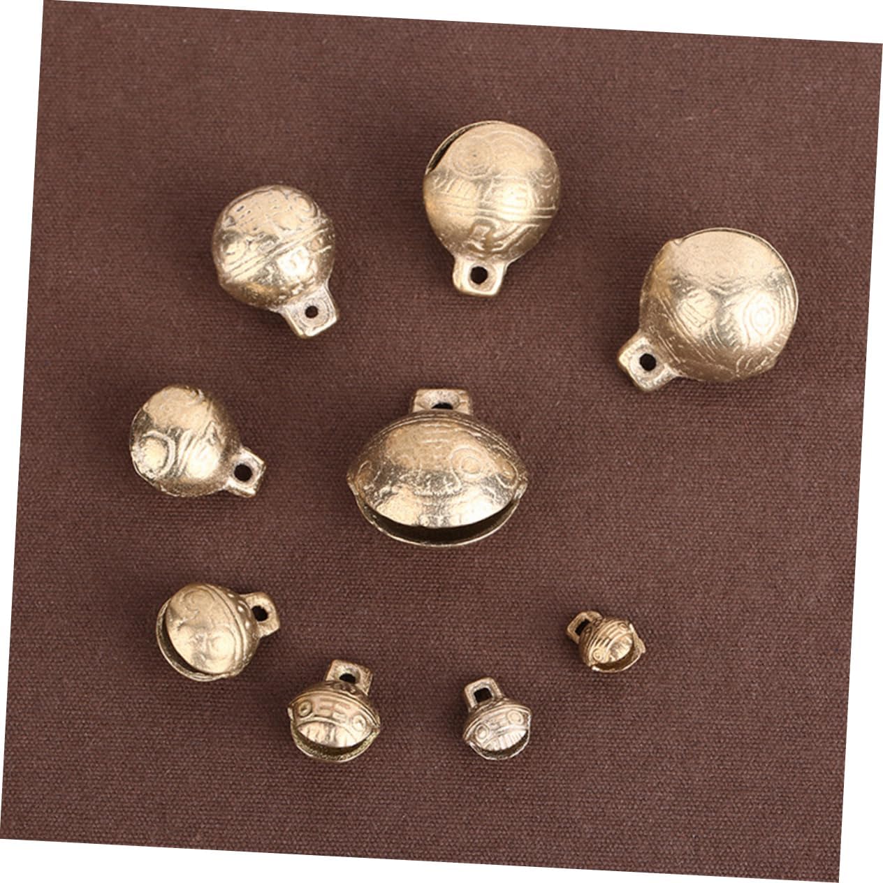 Luxshiny 30pcs Tiger Chime Bells DIY Jingle Bells for Crafts Accessories for Boys and Girls
