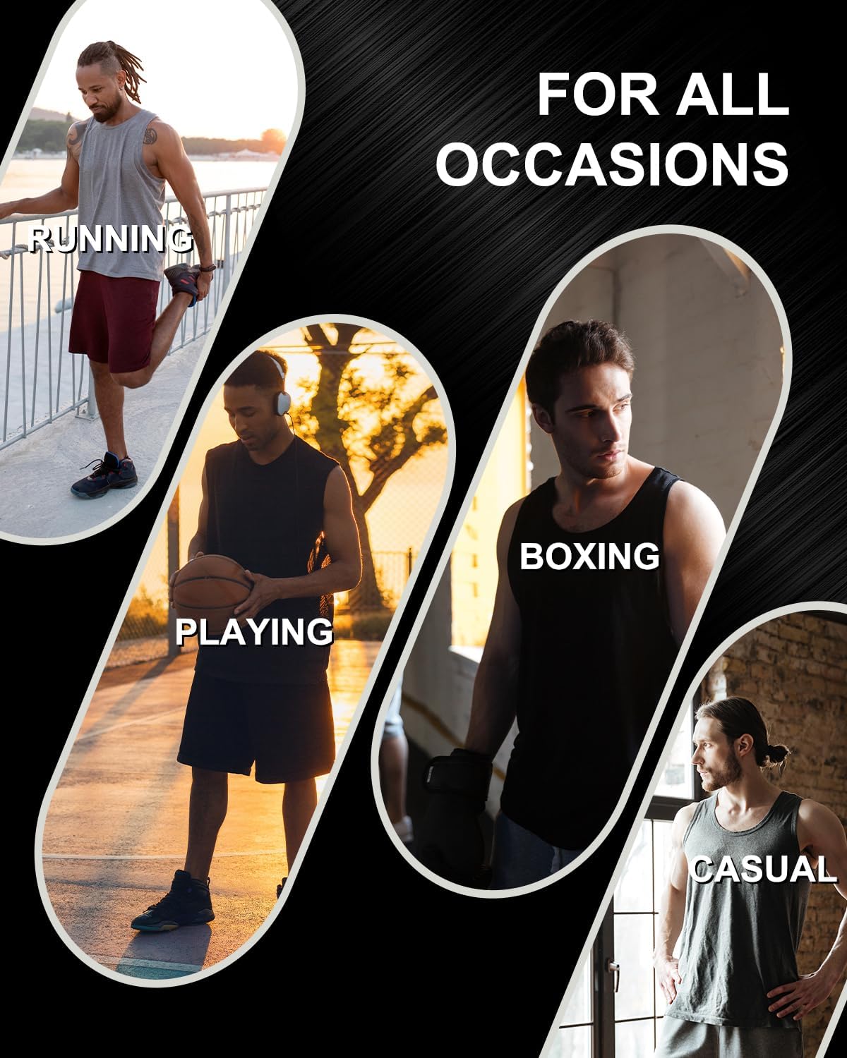 Men’s 100% Merino Wool Tank Top, Active Undershirt, Sleeveless Base Layer