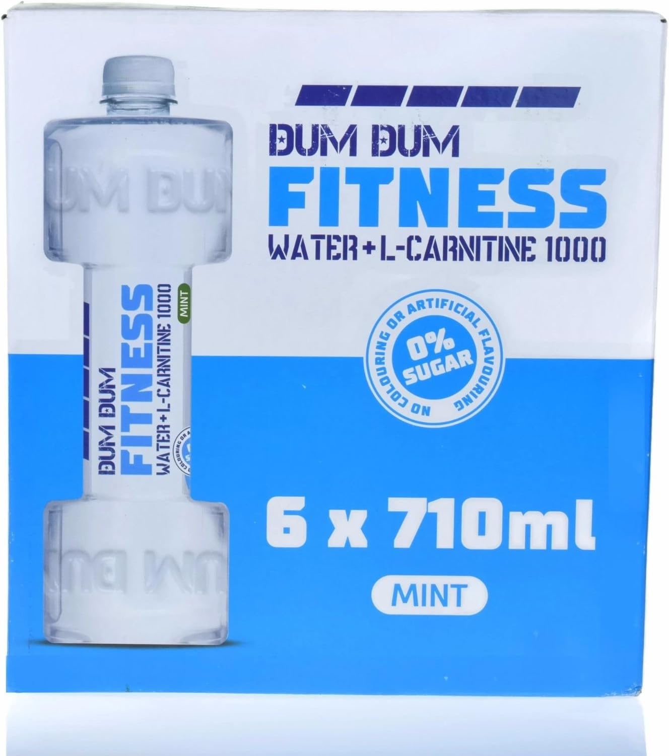 Dum Dum Fitness Water + L Cartnitine– Mint Flavoured 0% Sugar (Fitness, 12x)