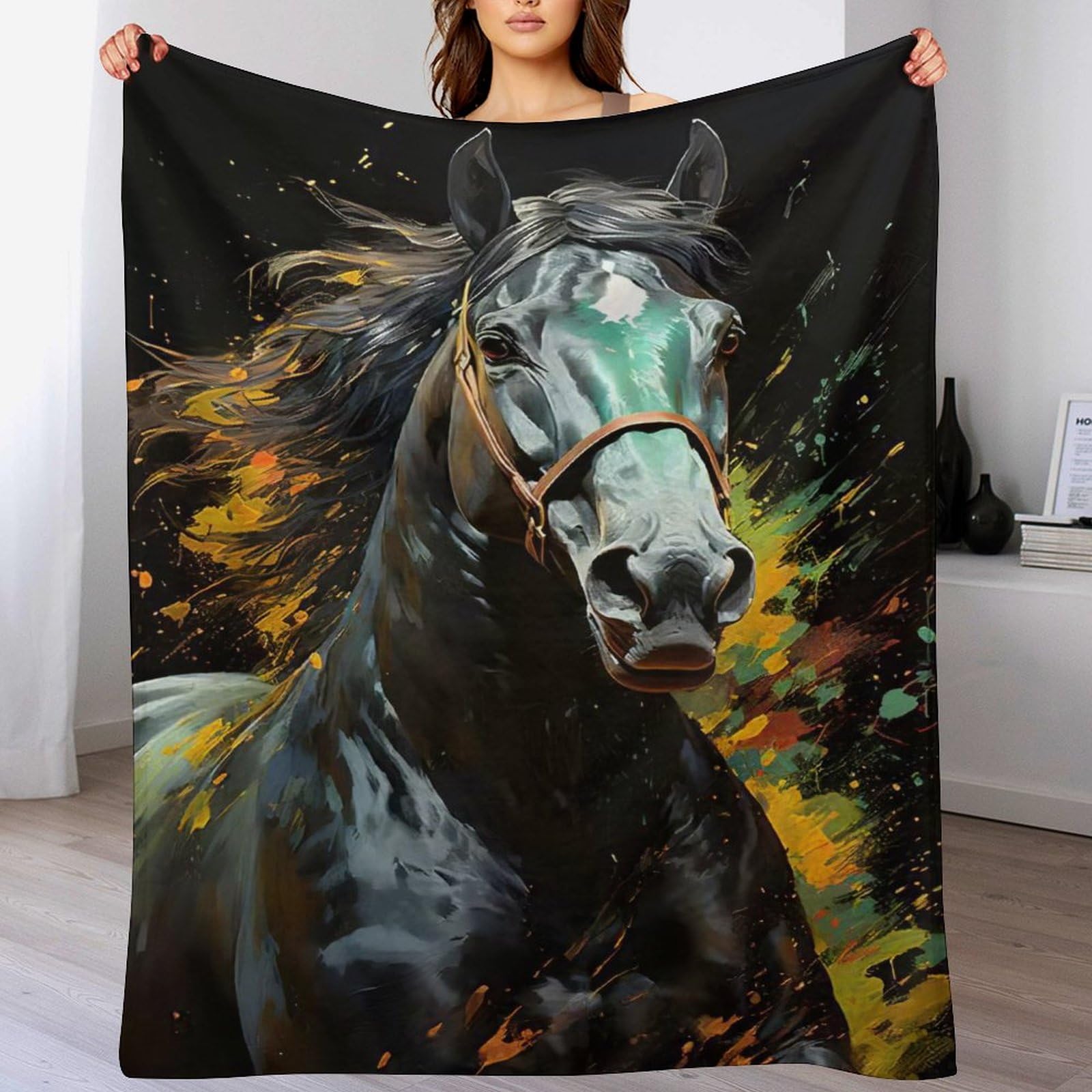 Couverture en polaire flannel douce couverture toutes saisons lit et voyage
