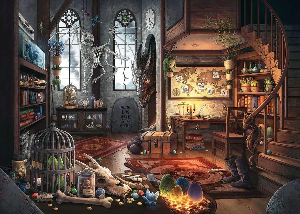 Ravensburger 19954 Adult Puzzle Ravensburger 19954-Exit 5: in The Dragon Castle Adult Puzzle