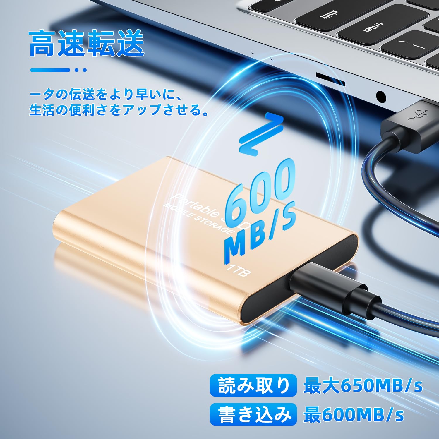Amazon | 【Amazon.co.jp 限定出品】Lulizzie SSD 外付け SSD