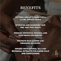 Vista 2 de Caswell-Massey Heritage Woodgrain - Crema de afeitar de sándalo, crema de afeitar natural para hombre para afeitado suave de la barba, calmante