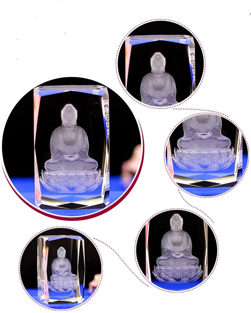 Amazon.co.jp: クリスタルガラスキューブルモデルの文鎮3Dレーザー彫刻