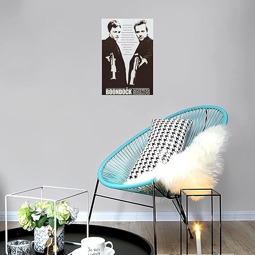 Miniatura 2 de The Boondock Saints - Póster clásico retro de película en blanco y negro, impresiones artísticas para pared, sala de estar, dormitorio, decoración