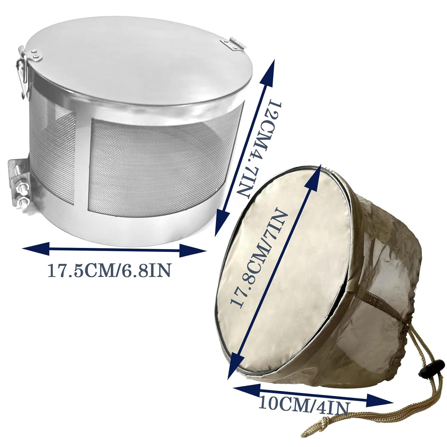 Stainless Steel 304 Smart Meter Cover and Fabric WiFi Blocker Faraday Cage E mf Blocker for Home EMP Protection R F-R adiation Shield Guard Faraday Box Large E M F Protection