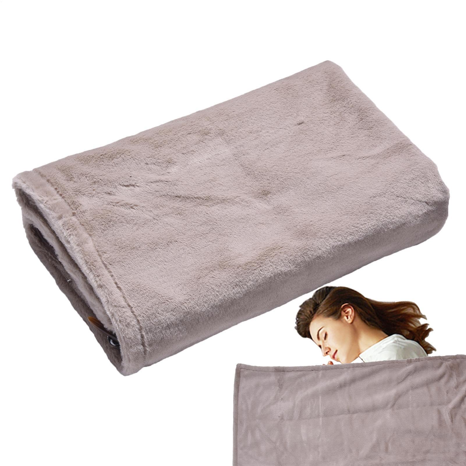 Coperta Elettrica Riscaldata Indossabile Senza Fili Scialle Plaid | Plaid Personale Riscaldato Caldo, Morbido, Portatile, Lavabile, Comodo, Leggero, Multiuso per Casa, Viaggio, Hotel,