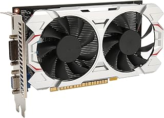 Placa Gráfica de Computador, 2GB 28nm PCI Express 3.0 X16 Placa Gráfica de Desktop DDR5 128bit Dual Cooling Fan para Substituição