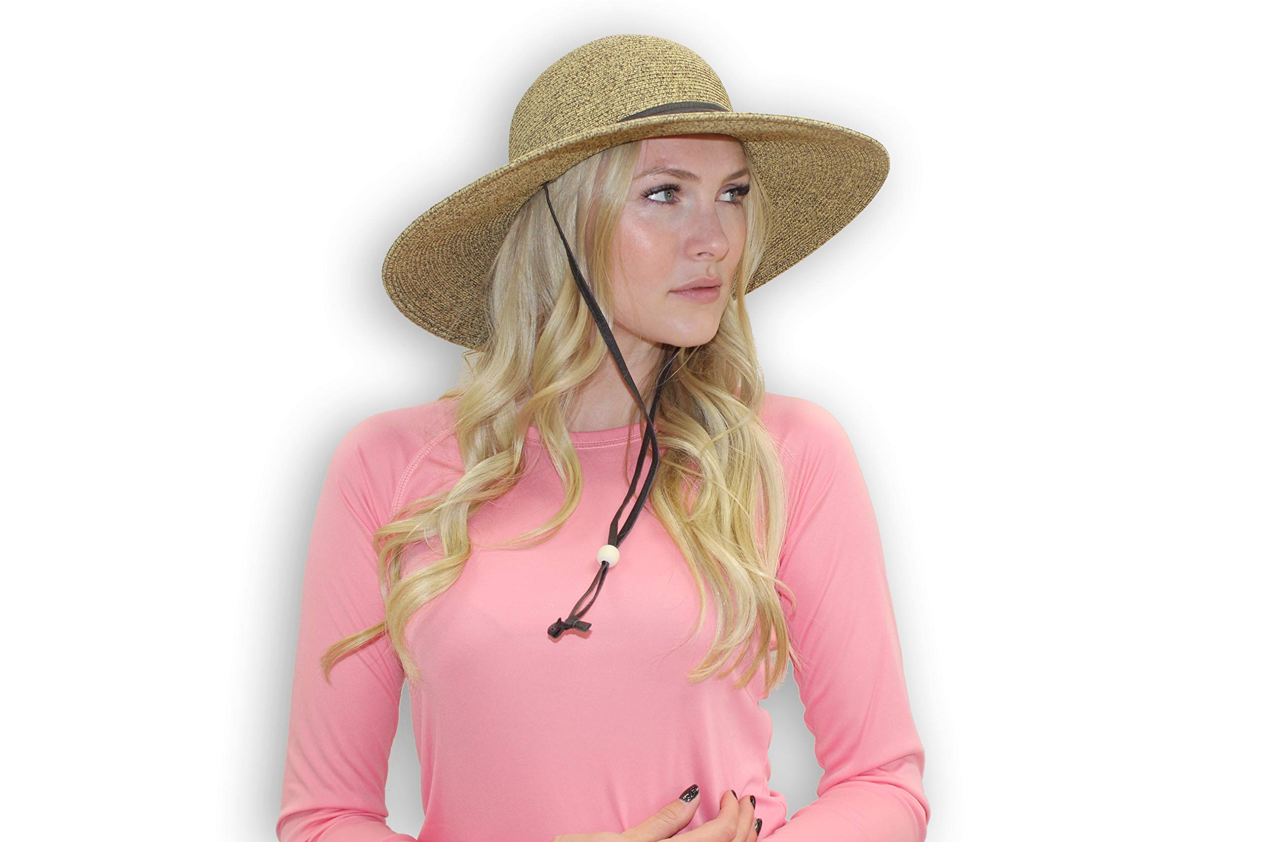 sun hat with strap