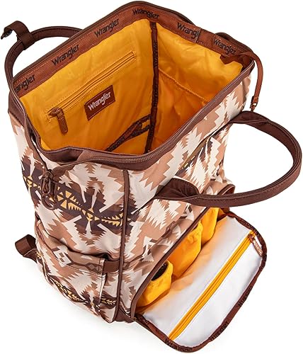 Miniatura 4 de Montana West Wrangler Callie - Mochila para pañales con correas para cochecito Southwestern, bolsa de viaje multifunción para bebé WG2210-9110TN