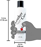 Vista 4 de Acondicionador para el cuidado del cuero Apple Leather Care, botella de 8oz