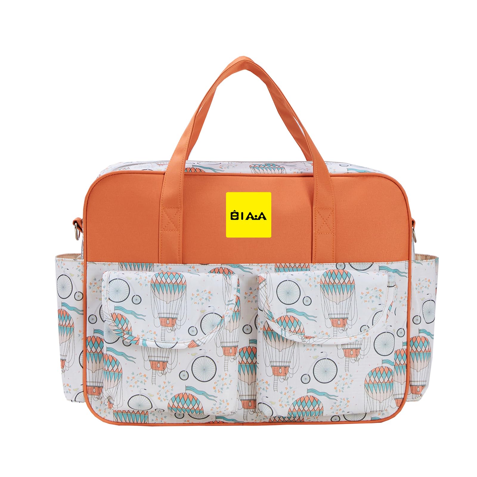 Elaia Baby Diaper Bag Tote, Large Waterproof Shoulder Mommy Bag with Changing Pad and Multi-Functional Design, Your Stylish Companion for Parenting and Travel