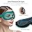 Gritin 100% Blackout Sleep Eye Mask for Women Men,Zero Eye Pressure Sleeping Mask-Ergonomic Design 3D Cutout Eye Movement and Eyelash Friendly Night Blindfold,Soft&Comfortable for Sleeping-Navy Blue