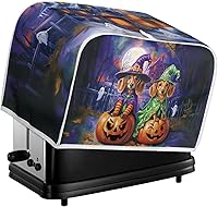 Vista 142 de Marbling Butterfly Print 2 Slice Toaster Dust Cover, Kitchen Small Appliance, Anti Dust and Fingerprint Bread Machine Cover