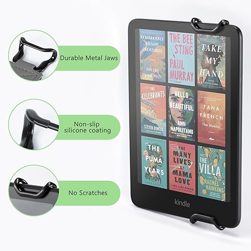 Miniatura 7 de CoBak Correa de mano segura para Kindle y tabletas, versátil y ligero, soporte de agarre para dedos para Kindle de 6 a 7.5 pulgadas