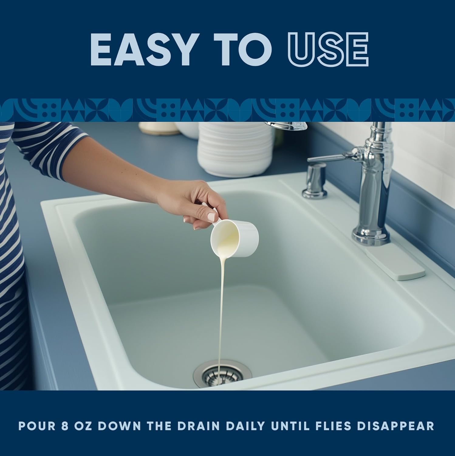 Fruit Fly Drain Treatment | Drain Fly Eliminator | Eliminates Gnats, Sewer Flies and More - Works in All Drains - 32 Fl Oz - Image 7