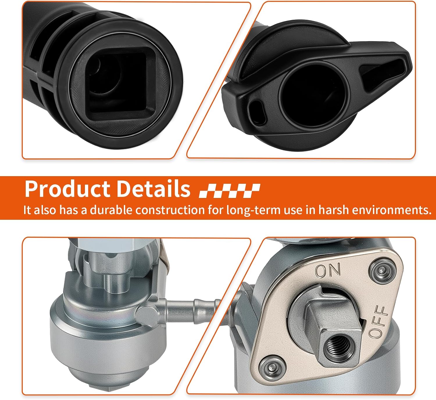 Petcock Valve Assembly For Honda EB5000I EB7000I EM5000IS EU3000IS1 EU6500IS 16950-Z11-003 16953-ZS9-000