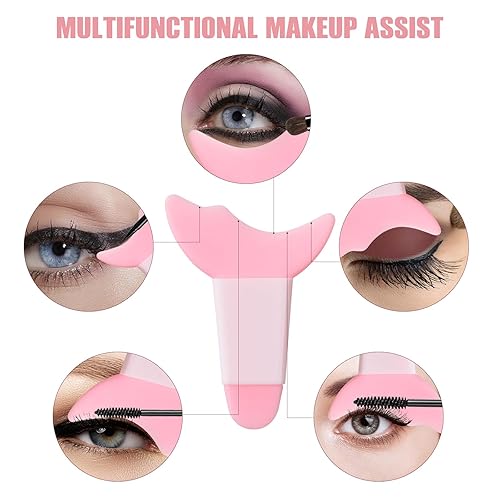 Miniatura 4 de Plantilla de delineador de ojos, plantilla de silicona para delinear, protector de rímel, herramienta delineador de ojos, delineador de pestañas,