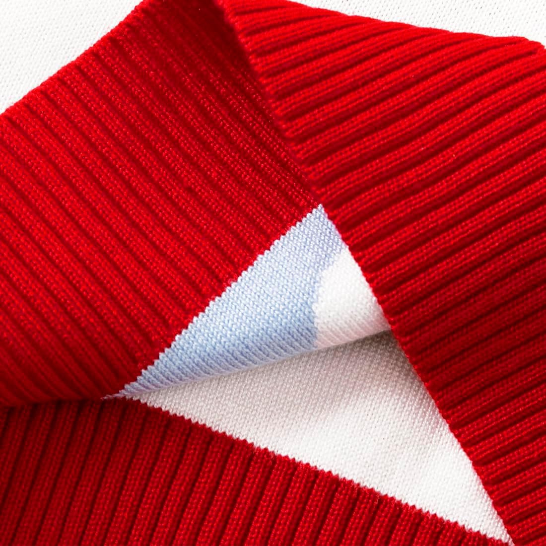 Girl Ugly Christmas Sweater - Big Boys Knitted Snowman Reindeer Xmas Holiday Pullover Sweater Kids Red 8-16 Years Old - Image 9